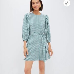 Tuckernuck Green Gingham Dress